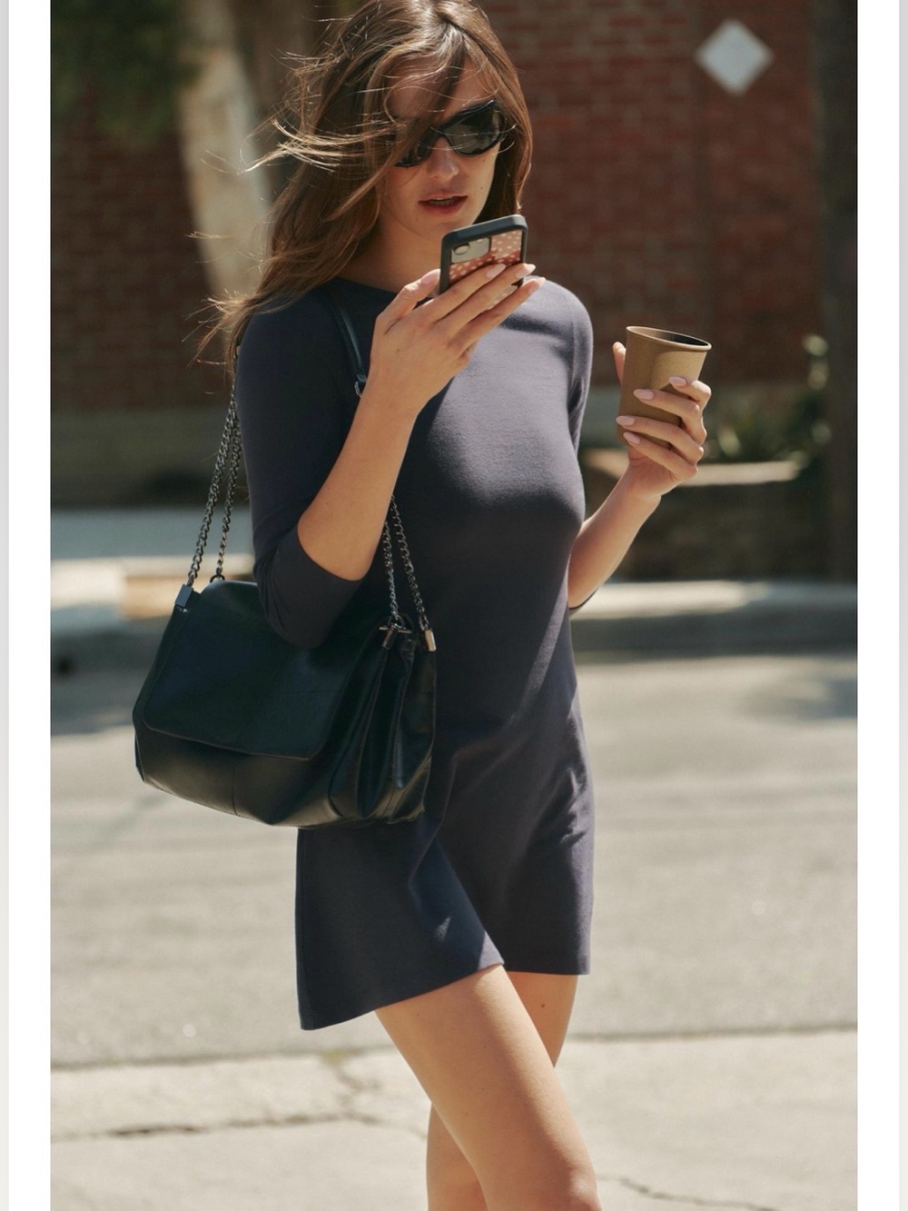 Zara Short Boat Neck Dress - Picture 2 of 6